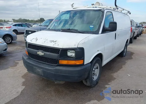2013 Chevrolet Express 2500 Work Van from USA, damaged, VIN 1GCWGFCA2D1142282